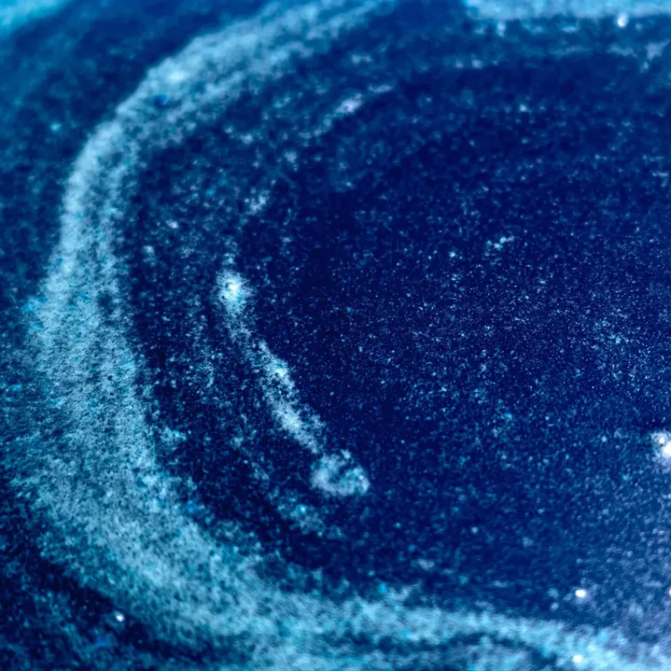 Azure Tranquil Blue Aura Soak - Badezusatz aus Salzmineralien, Kokosmilch und Magnesiumkristallen