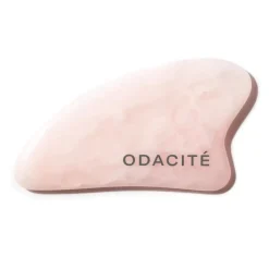 Crystal Contour Gua Sha -Gesichtsmassagestein aus Rosenquarz
