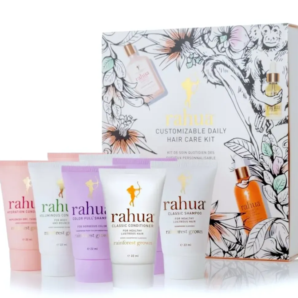 Customizable Daily Hair Care Set - 4 Shampoos und 4 Conditioner im Reiseformat