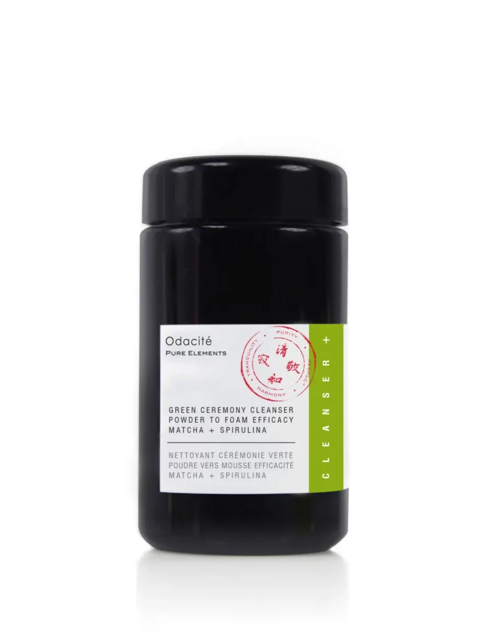 Green Ceremony Cleanser - Puder-zu-Schaum-Cleanser mit Matcha + Spirulina Alge