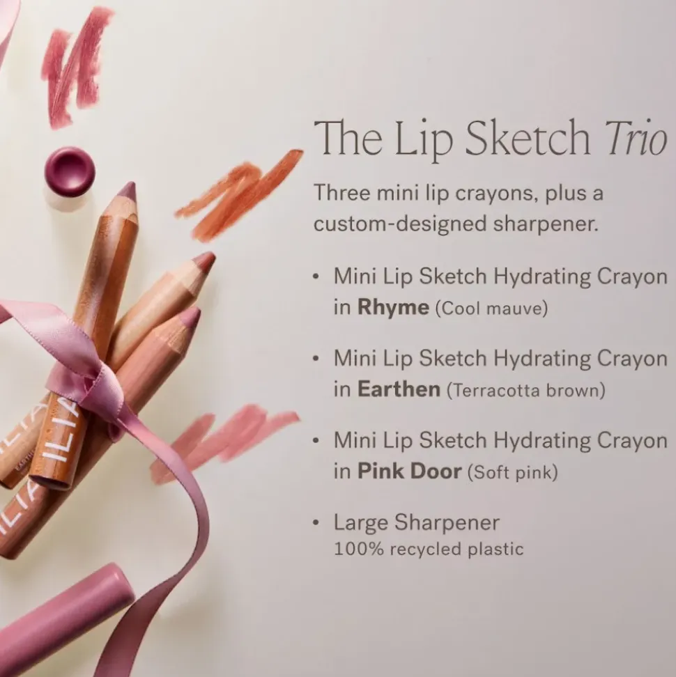 ILIA ♡ The Lip Sketch Trio - Das Geschenkset mit 3 Minis