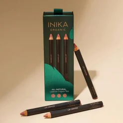 INIKA Organic | All Natural Lipstick Crayon Trio - Lippenkonturenstifte-Set