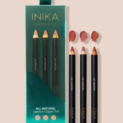 INIKA Organic | All Natural Lipstick Crayon Trio - Lippenkonturenstifte-Set