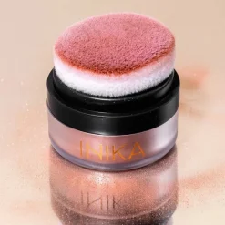 INIKA Organic | Mineral Blush Puff Pot (Rosy Glow)