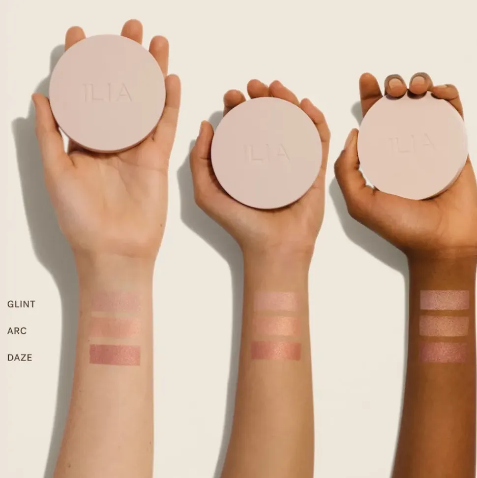 LIGHTSHIFT Cream Highlighter | ILIA Hightlighter in den Tönen GLINT, DAZE, ARC