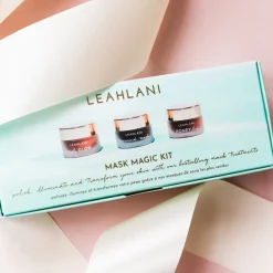 Mask Magic Kit - LEAHLANIs beliebte Masken plus Peeling im kleinen Format
