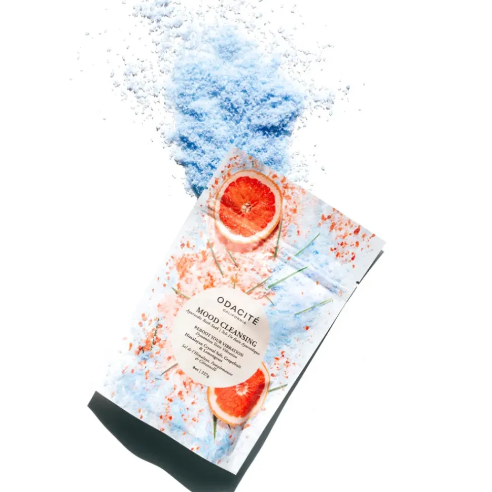 MOOD CLEANSING Stimmungsaufhellendes Ayurvedisches Badesalz - Himalaya-Kristallsalz, Grapefruit & Zitronengras