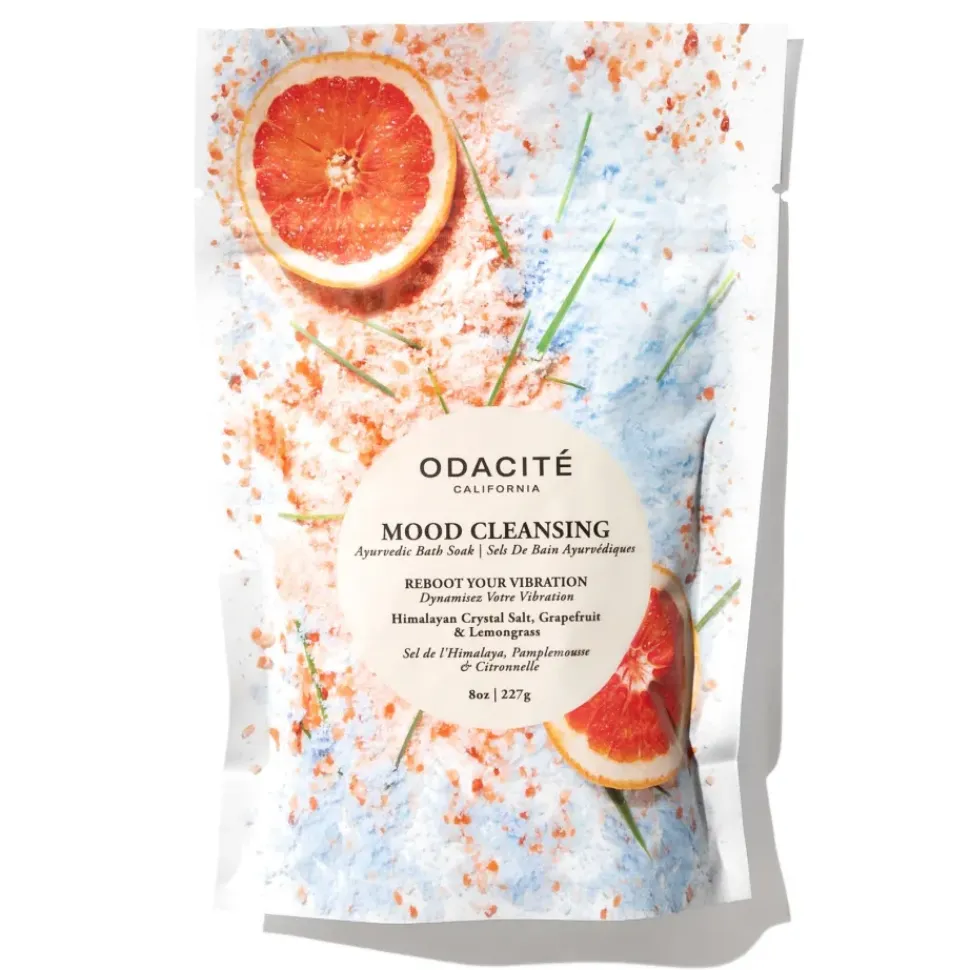 MOOD CLEANSING Stimmungsaufhellendes Ayurvedisches Badesalz - Himalaya-Kristallsalz, Grapefruit & Zitronengras