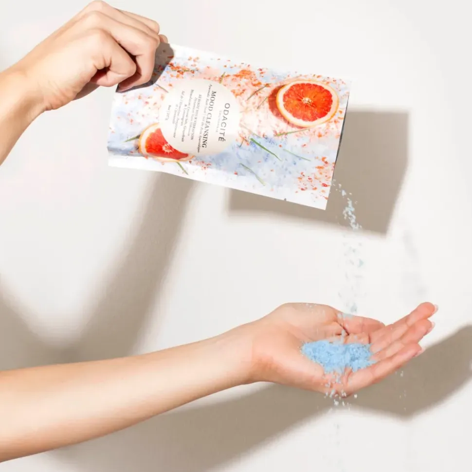 MOOD CLEANSING Stimmungsaufhellendes Ayurvedisches Badesalz - Himalaya-Kristallsalz, Grapefruit & Zitronengras