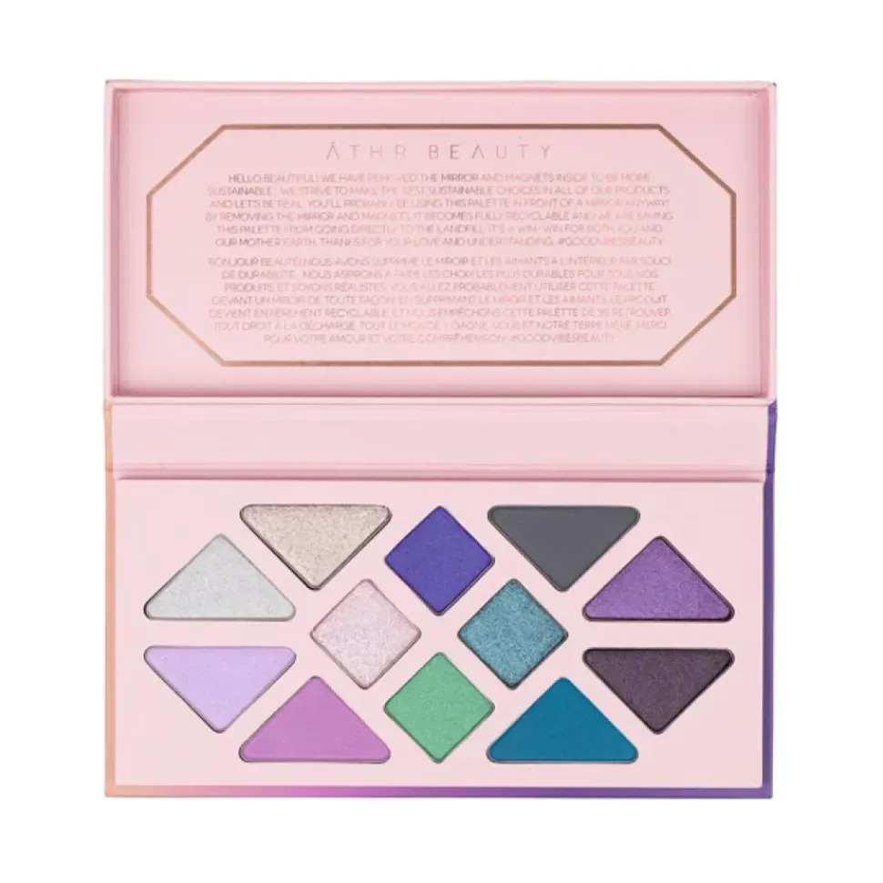 Moonlight Crystal Palette - Lidschattenpalette mit mauve und blau-grünen Tönen
