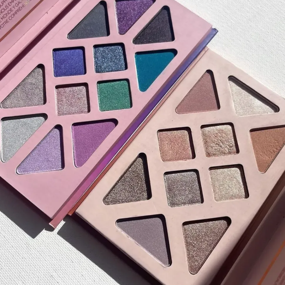 Moonlight Crystal Palette - Lidschattenpalette mit mauve und blau-grünen Tönen