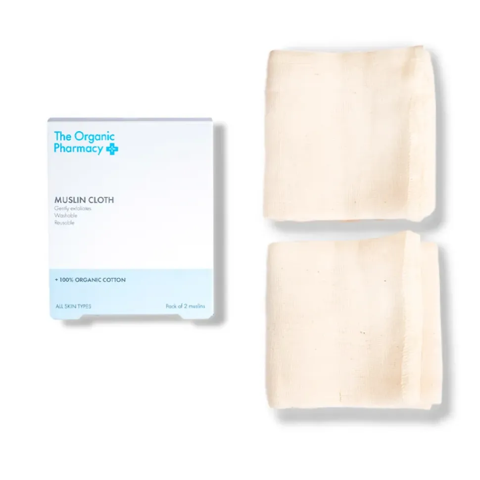 Muslin Cloth · The Organic Pharmacy - 2 Musselintücher