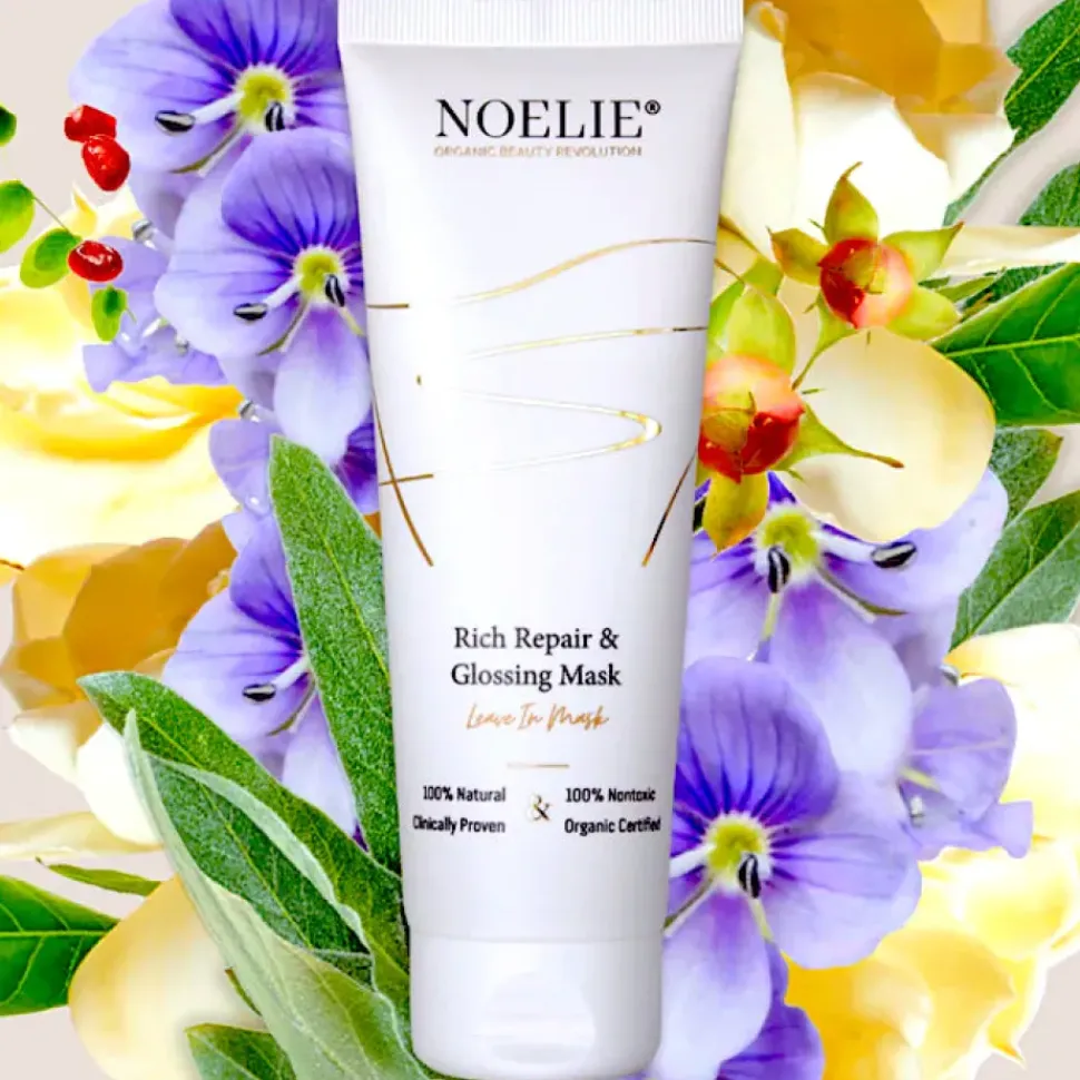 RICH REPAIR & GLOSSING MASK - Glättende Anti-Frizz Leave-In Maske mit Hitze-, UV- und Farbschutz-Effekt