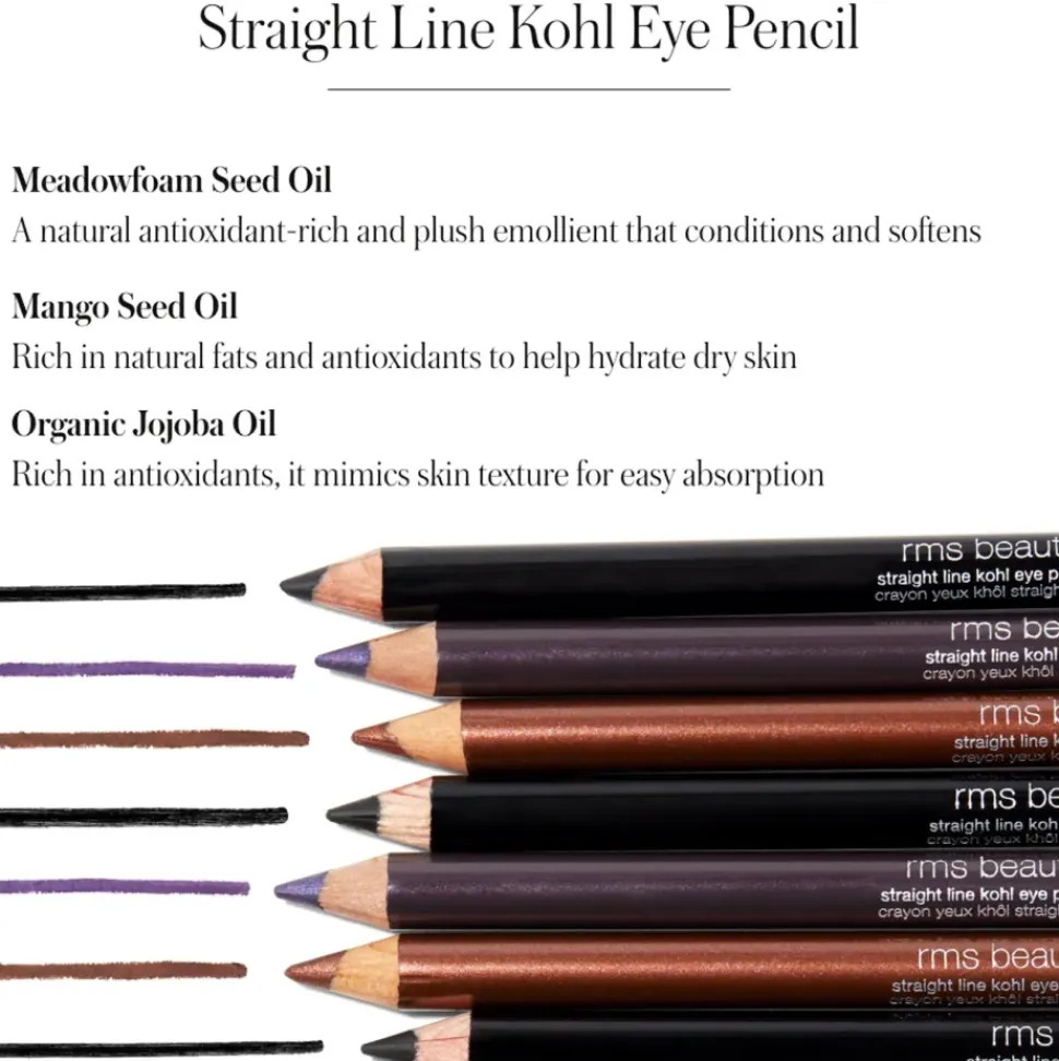 Straight Line Kohl Eye Pencil PFLAUME| RMS Beauty - Kajalstift